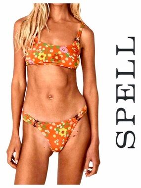 Spell Pomelia 2 Piece Bikini Small Bottom  Medium Top